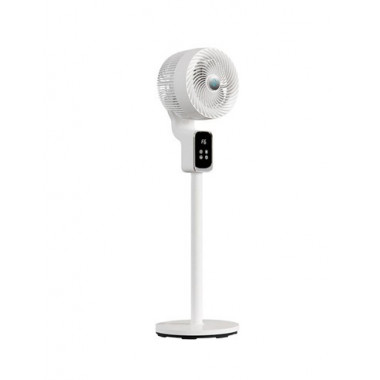 SYTECH ARTICO Ventilador de Pie SY-VLP70C Blanco 50W 8 Velocidades Temporizador Silencioso Con Mando