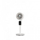 SYTECH ARTICO Ventilador de Pie SY-VLP70C Blanco 50W 8 Velocidades Temporizador Silencioso Con Mando