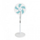 SYTECH ARTICO Ventilador 3 En 1 Pie Sobremesa Y Pared 50W 3 Vel  5 Aspas Silencioso Blanco SY-VLP393
