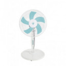 SYTECH ARTICO Ventilador 3 En 1 Pie Sobremesa Y Pared 50W 3 Vel  5 Aspas Silencioso Blanco SY-VLP393
