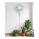 SYTECH ARTICO Ventilador 3 En 1 Pie Sobremesa Y Pared 50W 3 Vel  5 Aspas Silencioso Blanco SY-VLP393