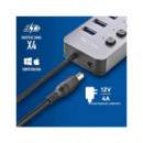 NGS Hub Usb 10 Puertos 3.0 5Gbps Con Interruptor Individual y Alimentacion 12V/4A IHUB
