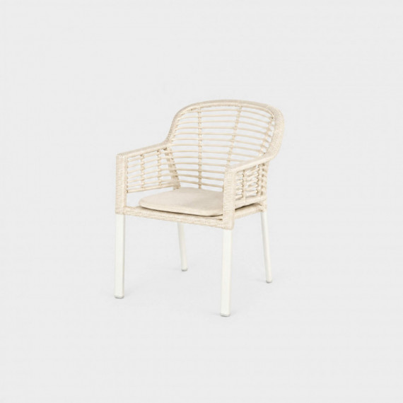 Silla Dining Patricia Color Ivory/blanco para Exterior Hartman®  HARTMAN OUTDOOR FURNITURE