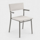 Silla de Jardín Oron Apilable de Aluminio y Textilene para Exterior LAFUMA Mobilier®