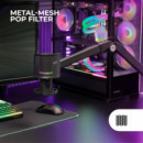 Micrófono de Estudio Profesional MARS GAMING Alta Definición 192KHZ 24-BIT