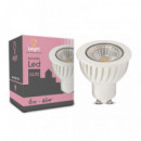 Bombilla GU10 6W Luz Fría  LEIGHT