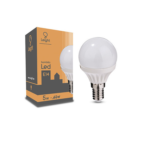 Bombilla E14 6W Luz Fría  LEIGHT