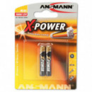 Pila Alcalina Aaaa / LR8 / 1.5V / X2  ANSMANN