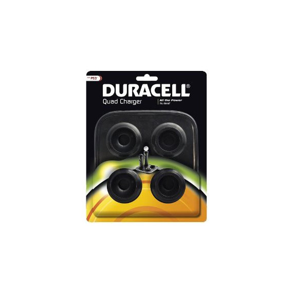 Cargador Cuadrúple PS3 DURACELL