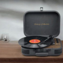 Tocadiscos Vintage MUSE con Emisor BLUETOOTH y USB Gris MT207DGB