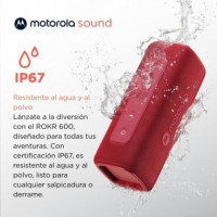 Altavoz BLUETOOTH MOTOROLA Rokr 600 30W Rojo