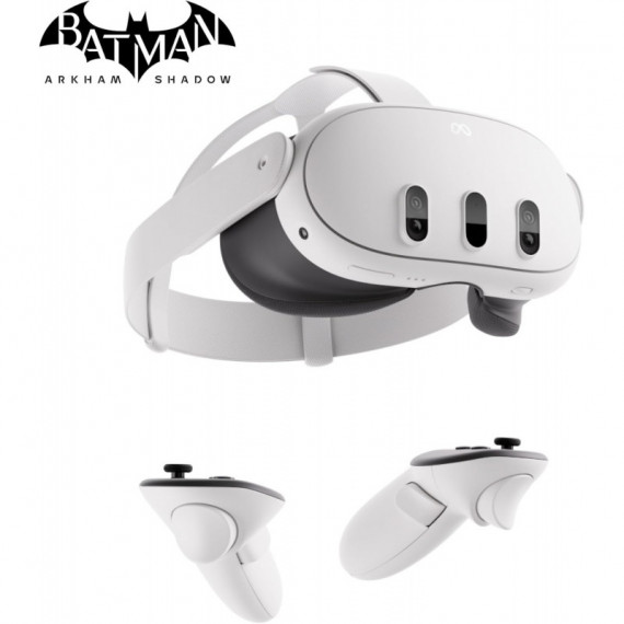 Gafas de Realidad Virtual META Quest 3S 256GB + Juego Batman Arkham