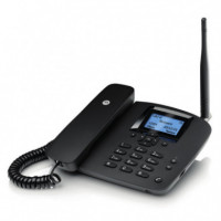 Teléfono Fijo MOTOROLA FW200L con Tarjeta Sim Gsm Negro
