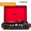Tocadiscos DENVER VPL-120 Negro Reproducción a 3 Velocidades
