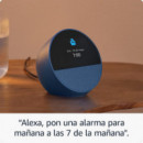 Altavoz Despertador Inteligente BLUETOOTH Echo Spot con Alexa, Negro  AMAZON