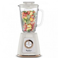 Batidora de Vaso de Cristal MOULINEX 800W 1.75L Picahielo
