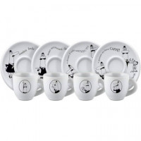 Set BIALETTI 4 Tazas Moka Carrusel