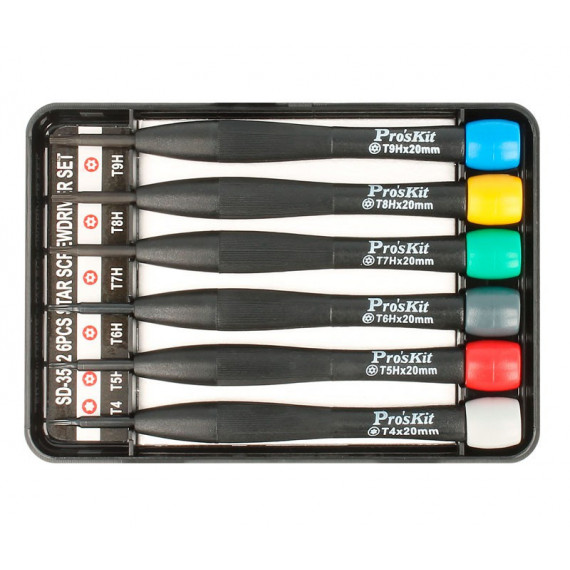 Juego de Destornilladores Torx de Precisión  PROSKIT