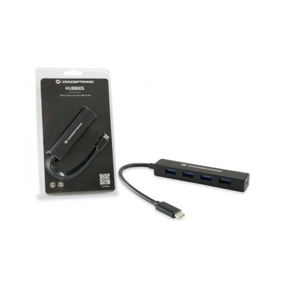 Hub Usb-c a 4 Puertos 3.0 USB  CONCEPTRONIC
