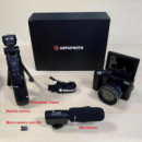 Cámara AGFAPHOTO VLG-4K (kit: Cámara  5X Zoom, Trípode Powerbank, Mando y Micrófono)