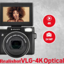Cámara AGFAPHOTO VLG-4K (kit: Cámara  5X Zoom, Trípode Powerbank, Mando y Micrófono)