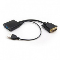 Conversor Dvi-d 24+1 Macho a VGA Hembra  NANO CABLE