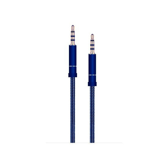 Cable Jack Macho Metálico 3,5MM de 4 Polos 5MTRS.  DIMELEC