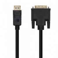 Cable Displayport a DVI 24+1 2MT.  EQUIP