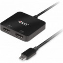 Adaptador USB Tipo-c Mst a Dual HDMI 4K60HZ  CLUB 3D
