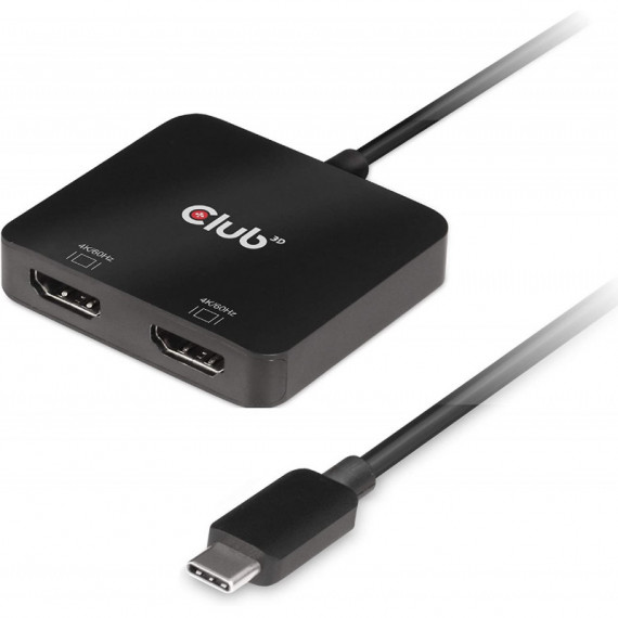 Adaptador USB Tipo-c Mst a Dual HDMI 4K60HZ  CLUB 3D
