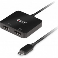 Adaptador USB Tipo-c Mst a Dual HDMI 4K60HZ  CLUB 3D