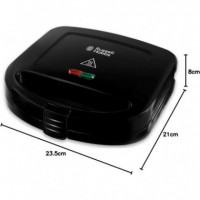 Sandwichera 700W RUSSELL HOBBS Negro