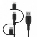 Cable Usb-a a Conectores Usb-c, Micro-usb y Lightning de 1M BELKIN
