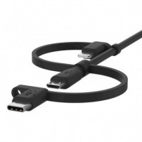 Cable Usb-a a Conectores Usb-c, Micro-usb y Lightning de 1M BELKIN