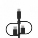 Cable Usb-a a Conectores Usb-c, Micro-usb y Lightning de 1M BELKIN