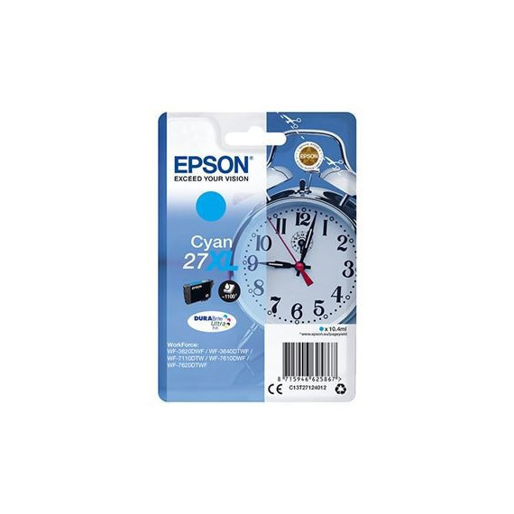 Tinta EPSON 27XL Cian