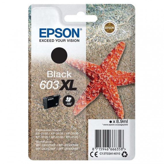 Tinta EPSON 603XL Negro