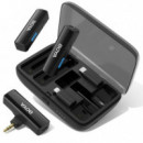 Kit 2 Micrófonos BOYA BOYAlink sin Cable 2.4HGZ con Multiconexión