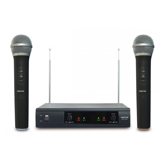 Micrófono Inalámbrico FONESTAR Doble MSH-206