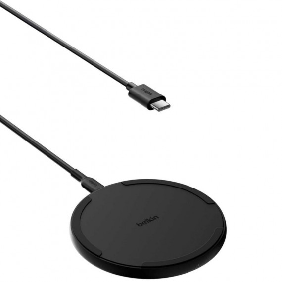 Base de Carga Inalámbrica 15W con Cargador 20W BELKIN Negro