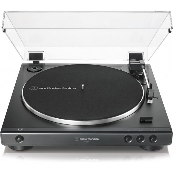 Tocadiscos Audio-technica LP60XBK Automático Estéreo de Tracción por Correa Negro  AUDIO TECHNICA