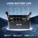 Kit 4 Micrófonos Lavalier sin Cable BOYA V4U Usb-c