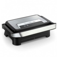 Parrilla Eléctrica/ Sandwichera MOULINEX1000W GI270D10 Inox-negro  MOULINEX