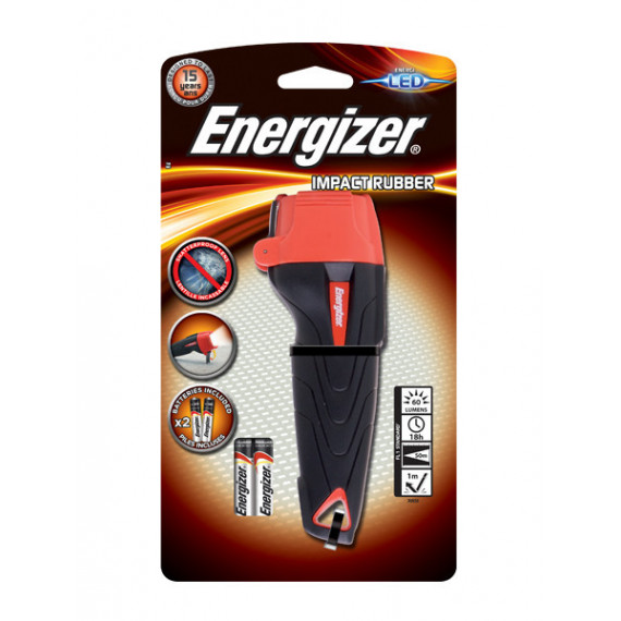 Linterna ENERGIZER Impact Rubber 2AA