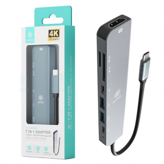 Dock Usb-c a Hdmi, Lector Tarjeta, X2 USB IKREA WG7089