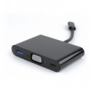 Adaptador Usb-c a 3-EN-1 + Adaptador VGA + USB3  CABLEXPERT
