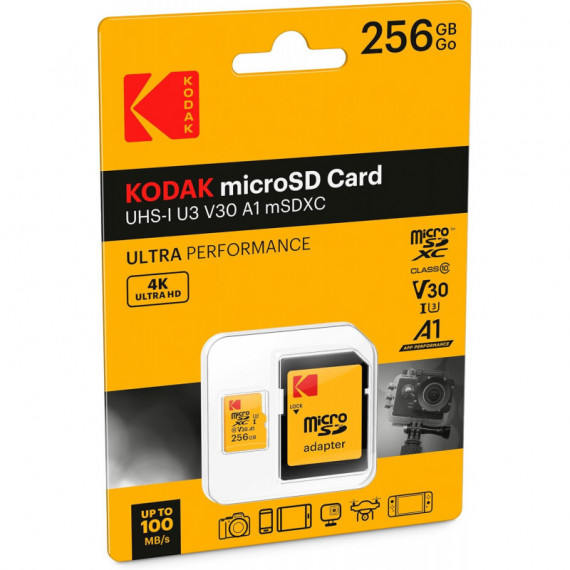 Tarjeta de Memoria Micro Sdhc/xc 256GB Clase 10 KODAK