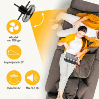 Ventilador de Pie TRISTAR VE-5755 Blanco