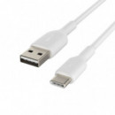 Cable Usb-a a Usb-c BELKIN 15W Blanco