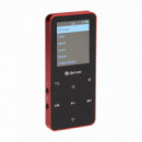 Reproductor MP4 DENVER Bluetooth, 4GB Rojo